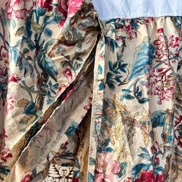 Ralph Lauren Bed Skirt Tangiers King Cotton 17" Drop Split Corners - Picture 1 of 6